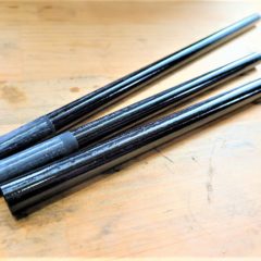 グリップ長さを変更可能にする並継カーボンパイプ
