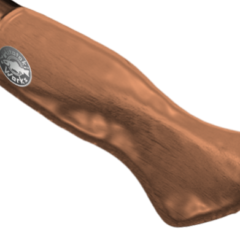 オリジナルガングリップの開発！ウッド素材とロゴプレート決定