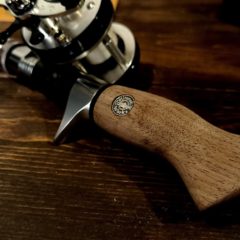 開発中の渓流用ガングリップのサンプルが完成