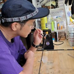 渓流ルアーロッドのロッドビルディングに初挑戦（スピニングモデル）