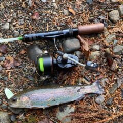 ウッドを削り出してのグリップ製作