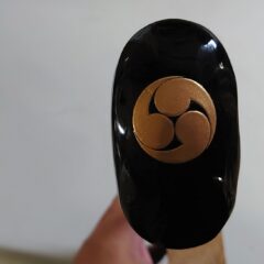 家紋入りの自作ガングリップ